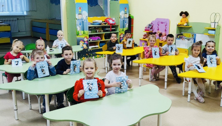 "Шишки в снегу".