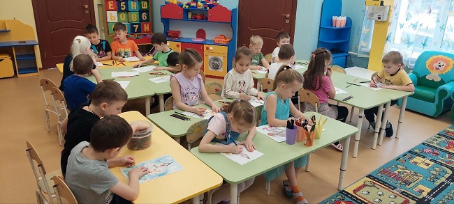 Занятие по рисованию "Богатыри земли русской".