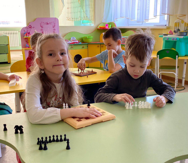 Занятие модуля "Шахматы и дети".