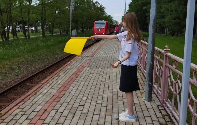 Практика на Детской железной дороге.